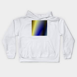 blue yellow white texture art Kids Hoodie